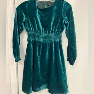 JCrew Crewcuts girls velvet dress